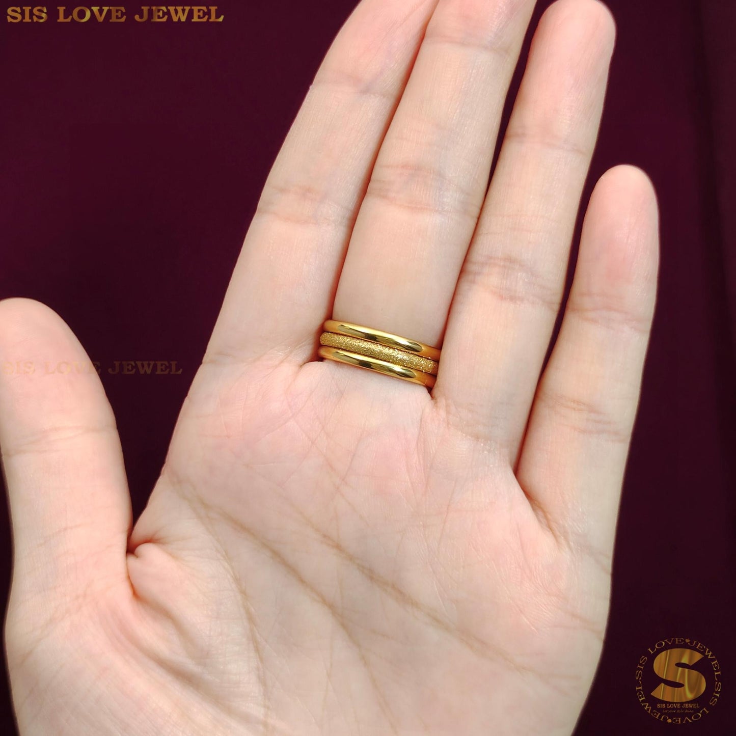 3 - Layer Gold Plated Ring R003