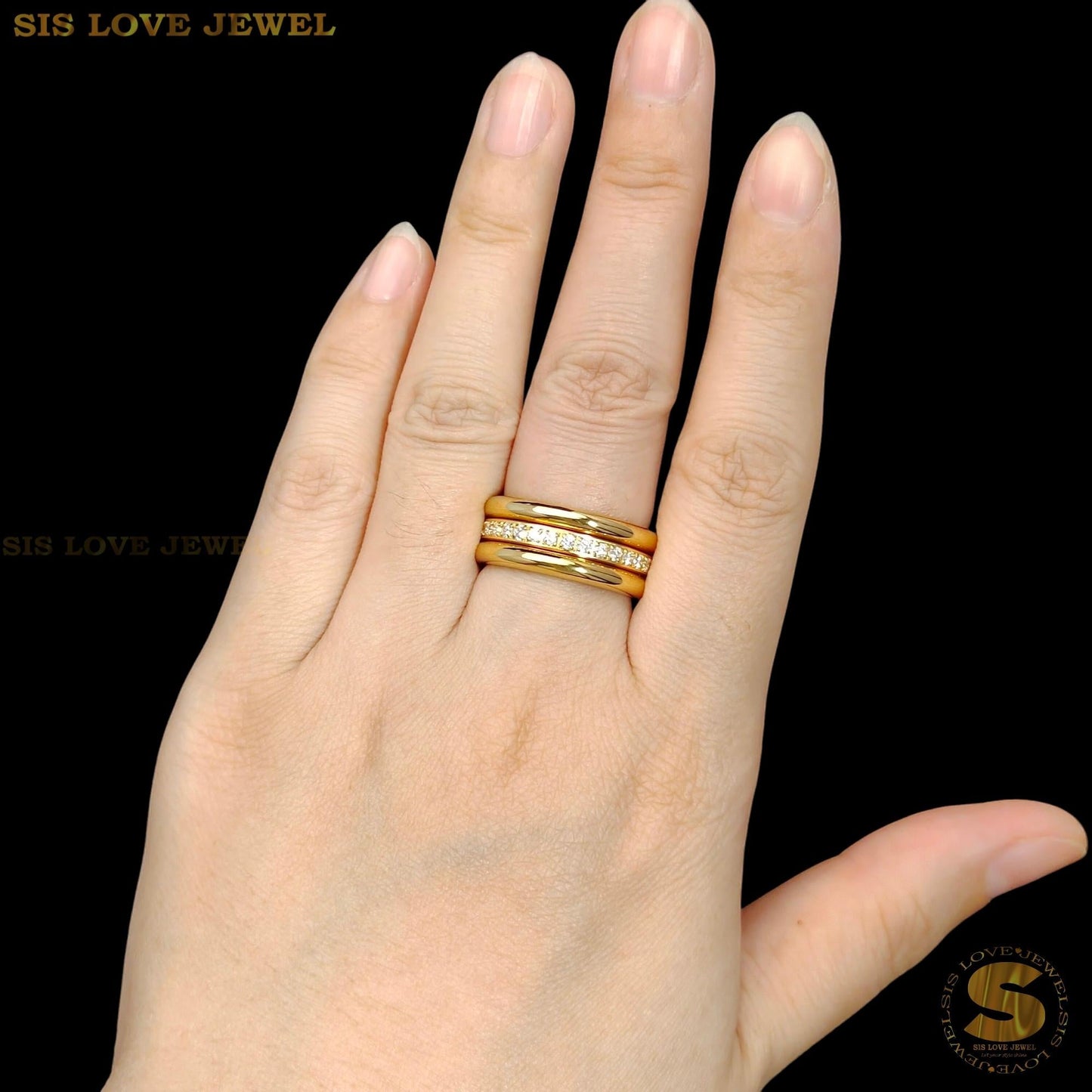 3 Layers Zirconia Ring R128