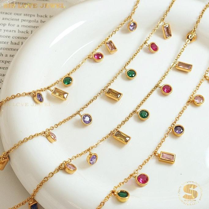 7 Colors Zirconia Bracelet B019