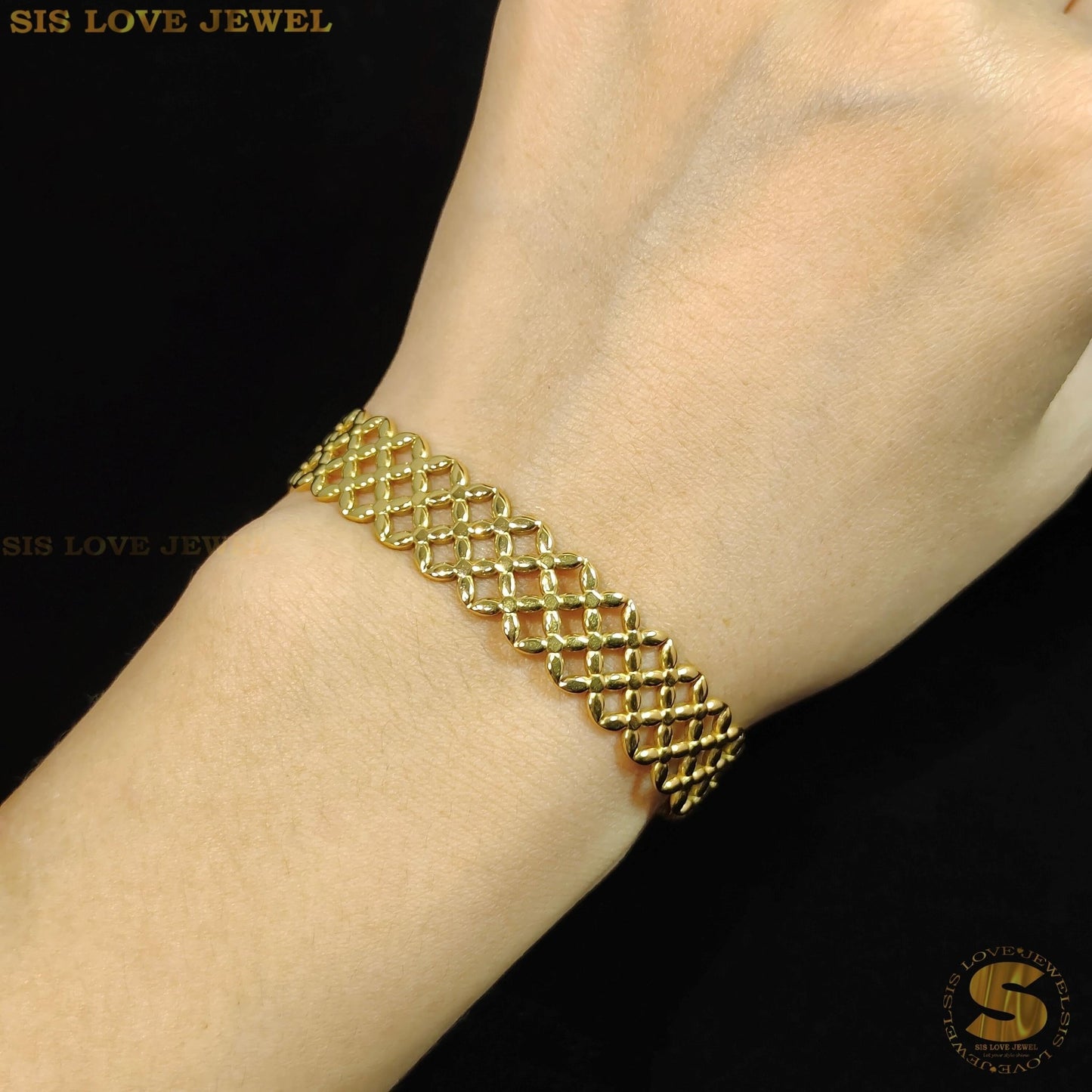 Adjustable Net Bangle H127