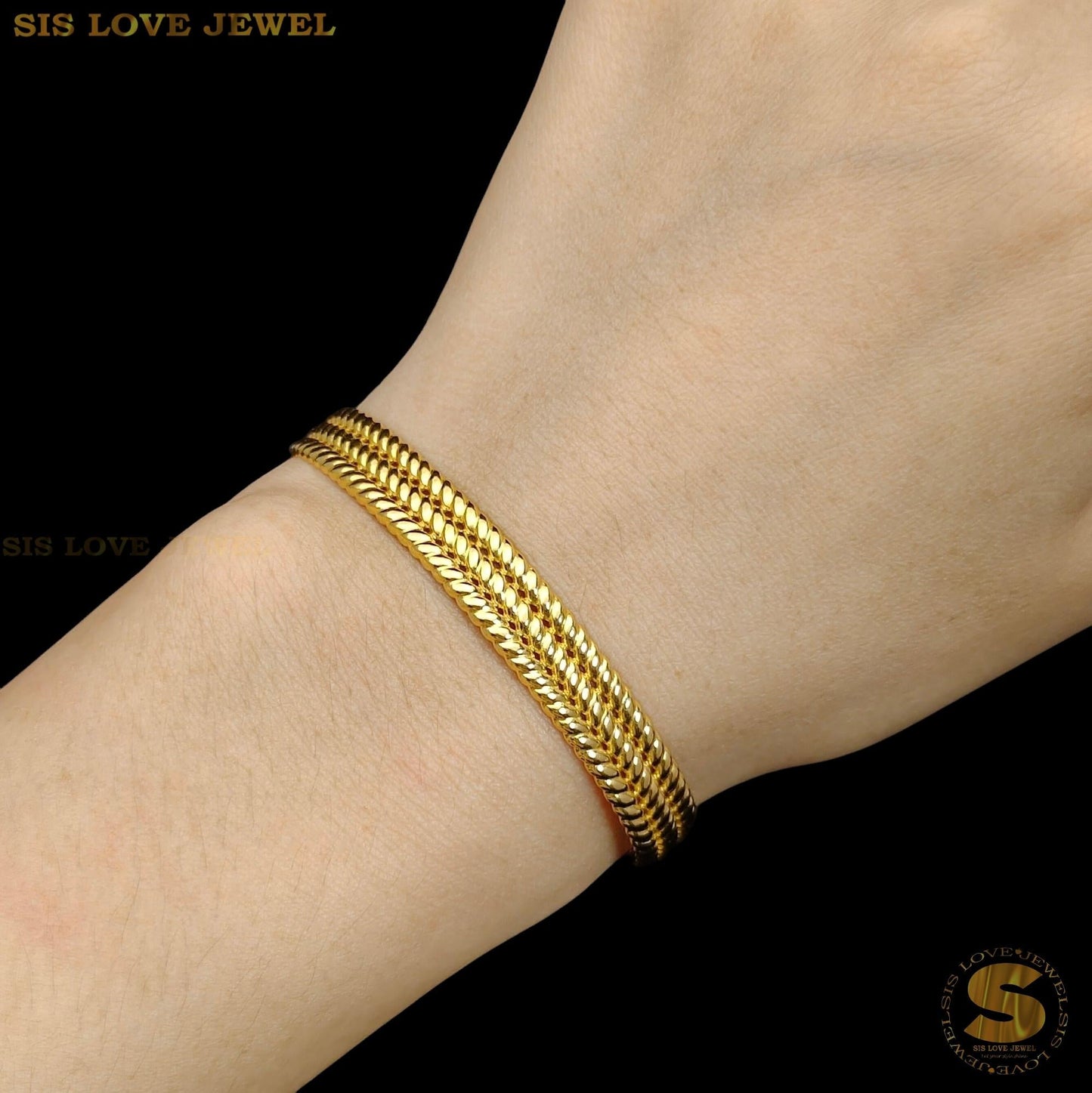 Adjustable Simple Bangle H081