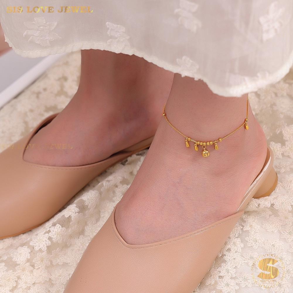 Beaded Dangle Charm Anklet A032