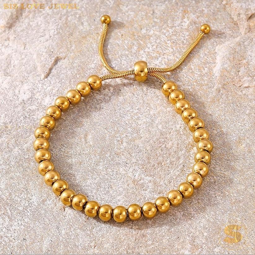 Boba Bead Adjustable Bracelet B178