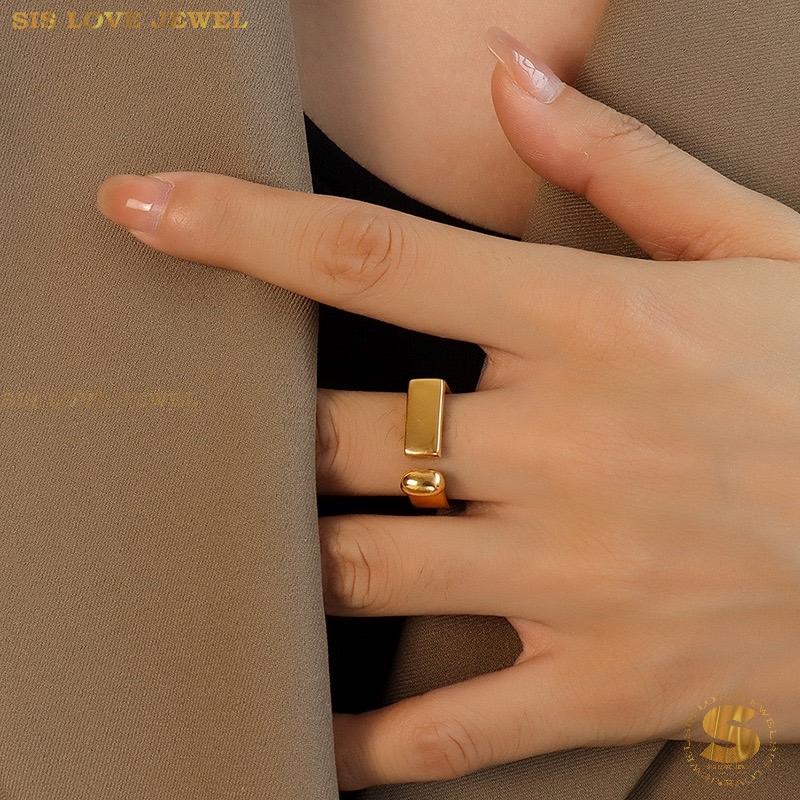 Bold Geometry Ring R010