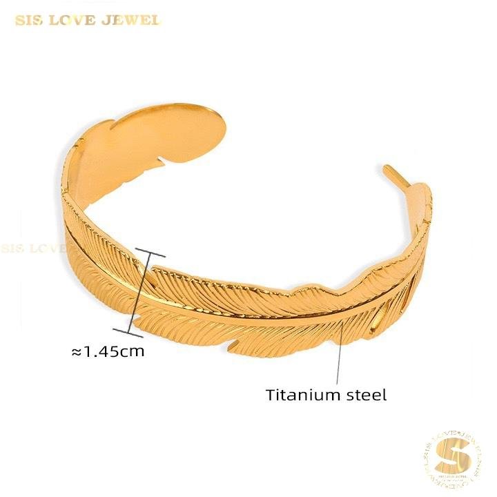 Chic Fur Adjustable Open Bangle H146