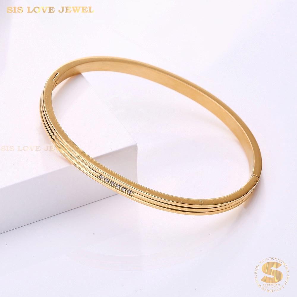 Chic Zirconia Bangle H068
