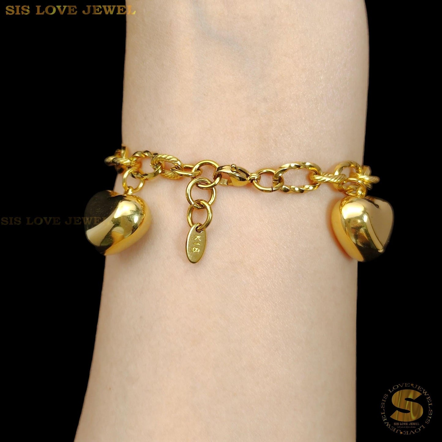 Chubby Love Chain Bracelet B226