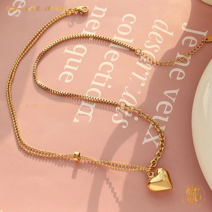 Chubby Love Gold Plated Necklace N107