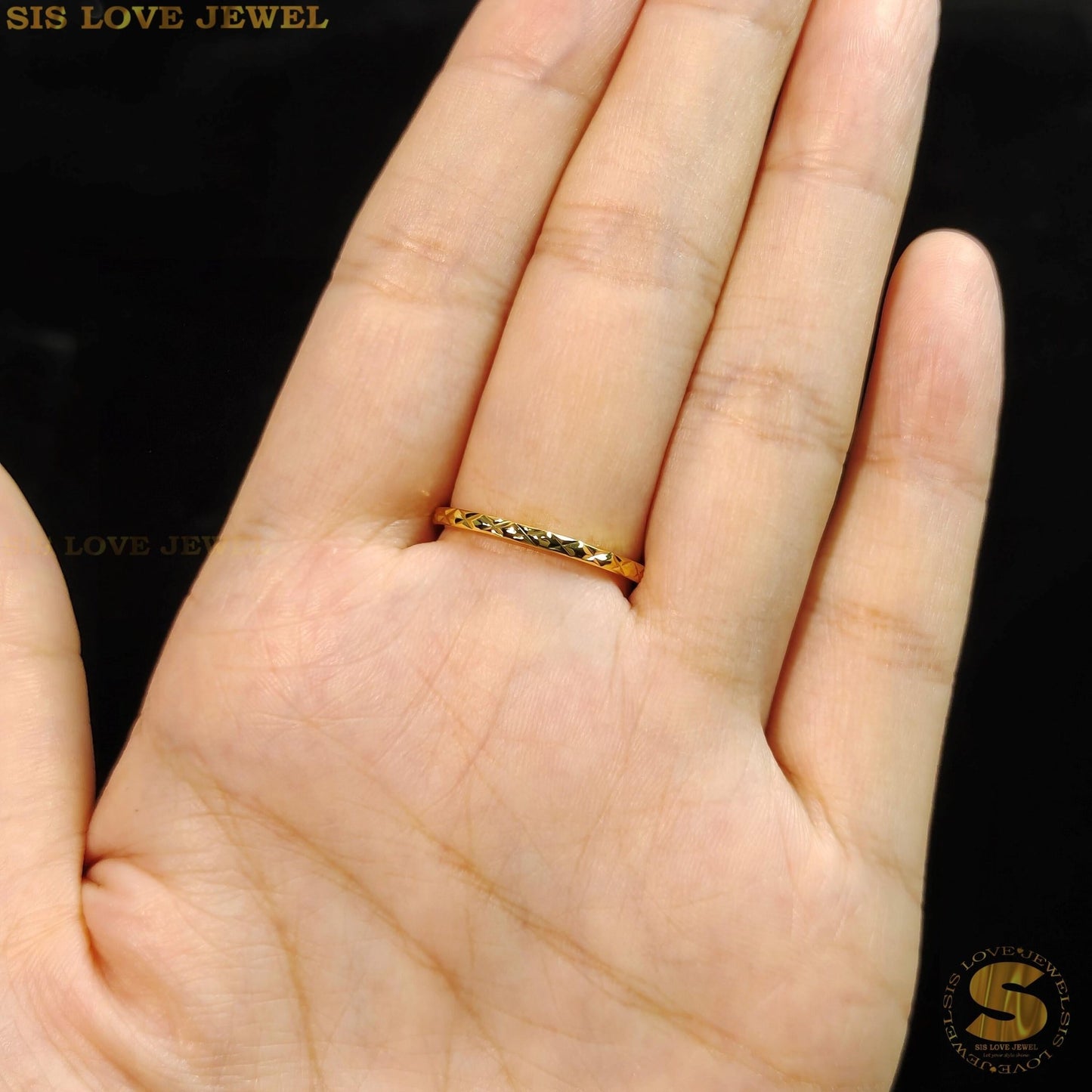 Chunky Gold Statement Ring R068