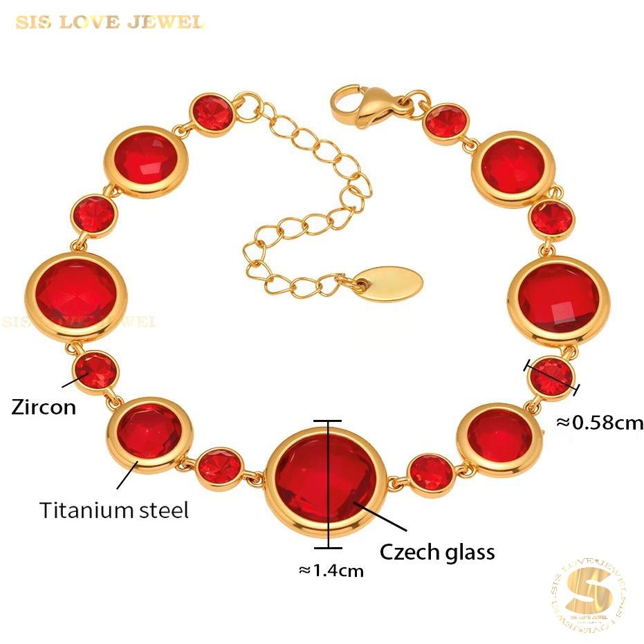 Crystal Tennis Bracelet B236