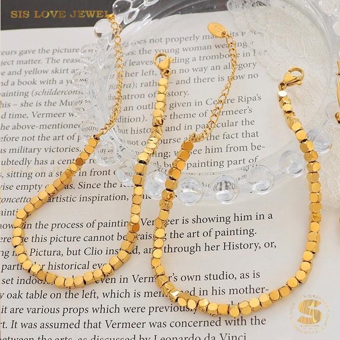 Cube Charm Bracelet B062