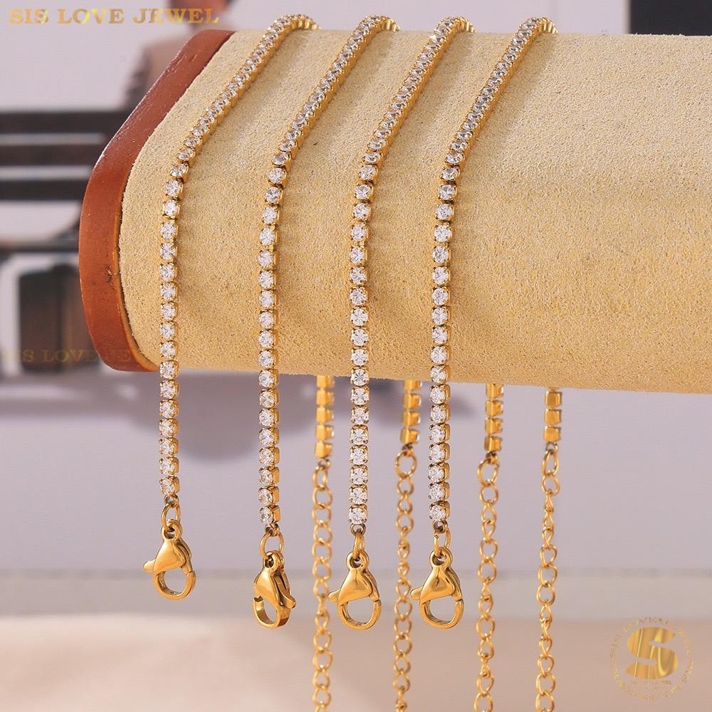 Cubic Zirconia Tennis Bracelet B158