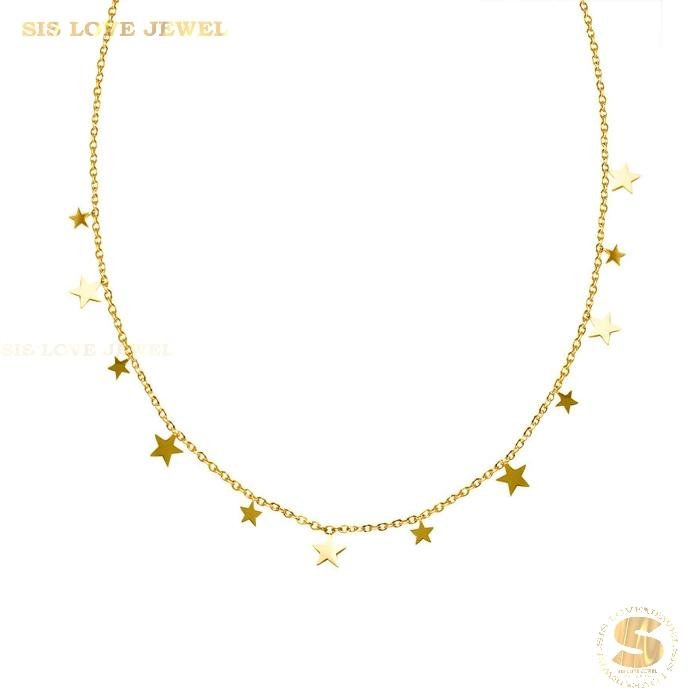 Dainty Star Necklace N013