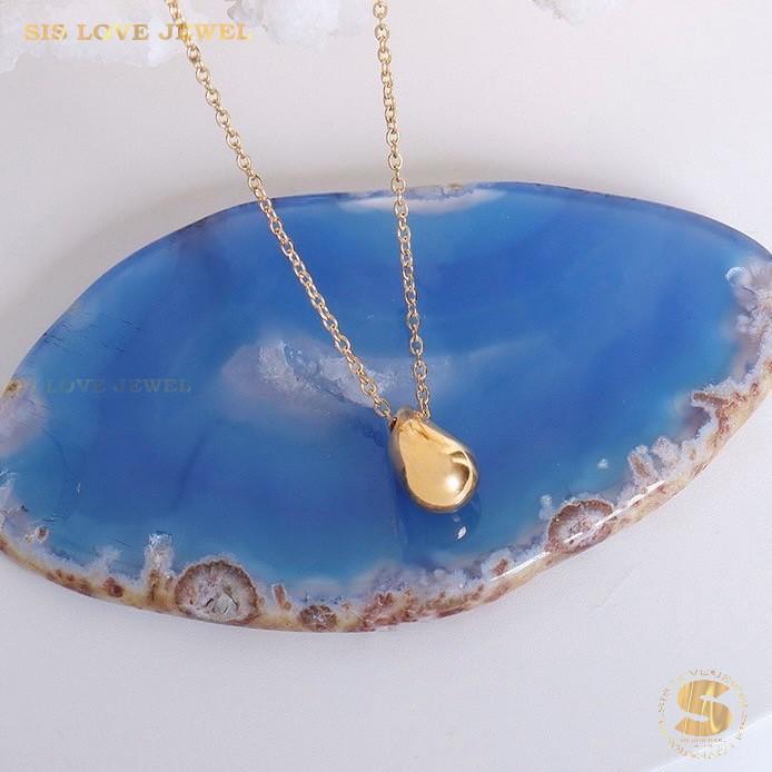 Dainty Water Drop Pendant Necklace N113