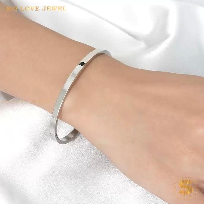 Forever Us Bangle H043 Silver