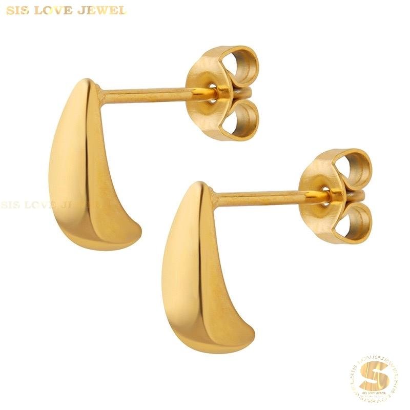 Elegant Teardrop Stud Earrings S019