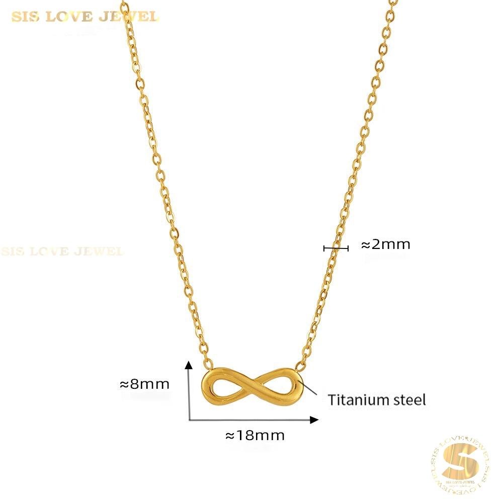 Gold Plated Infinite Necklace N140