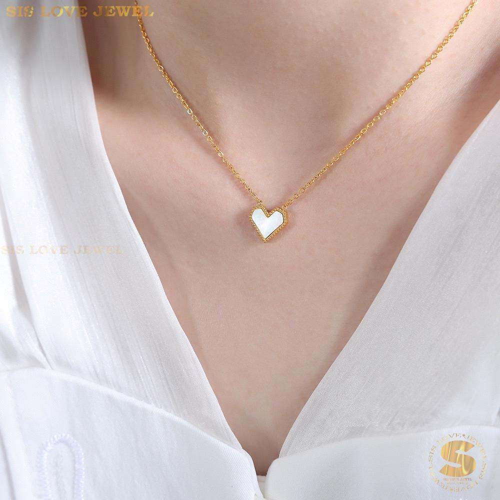 Gold Plated Love Pendant Necklace N029