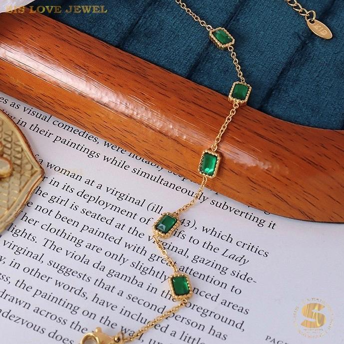 Green Zirconia Bracelet B048