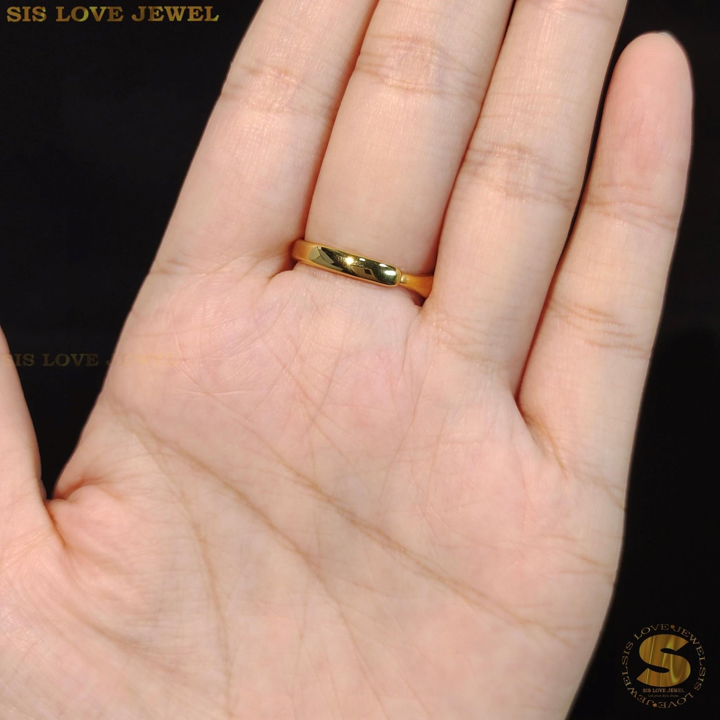 Infinity Gold Plated Ring R094