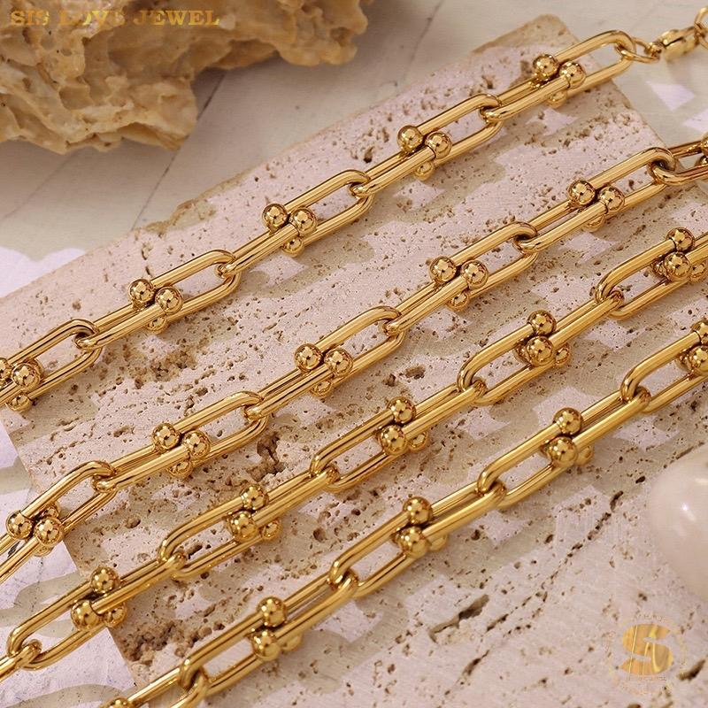 Link Necklace & Bracelet Set