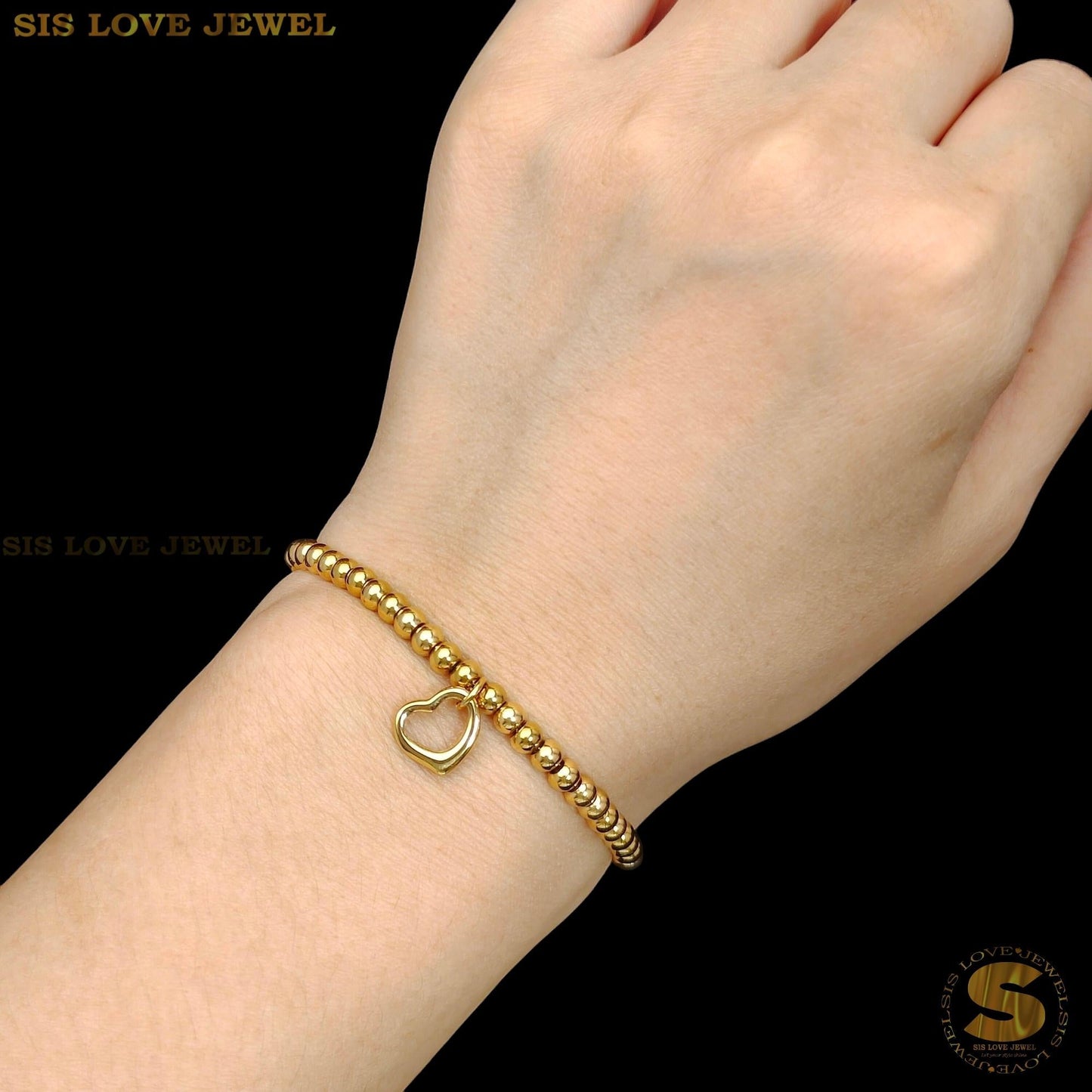 Love Boba Bead Bracelet B198