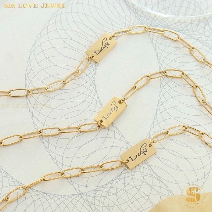 Lucky Paperclip Bracelet B128