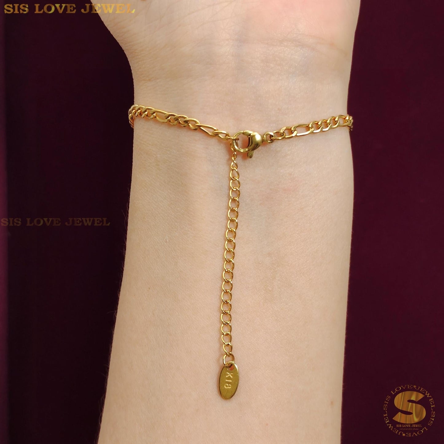 Minimalist Chain Bracelet B177