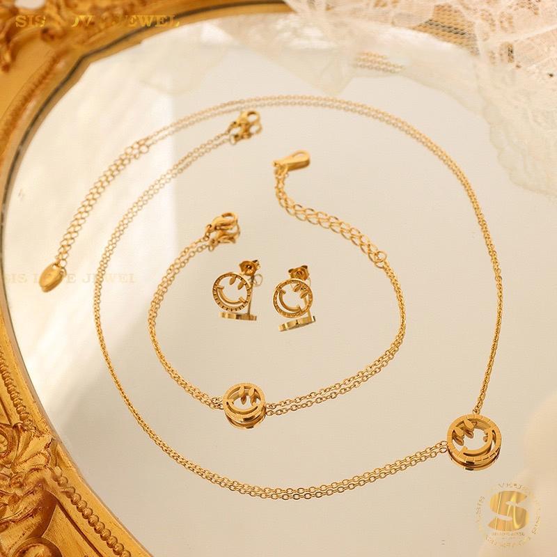 Minimalist Smiley Face Set N121 S034