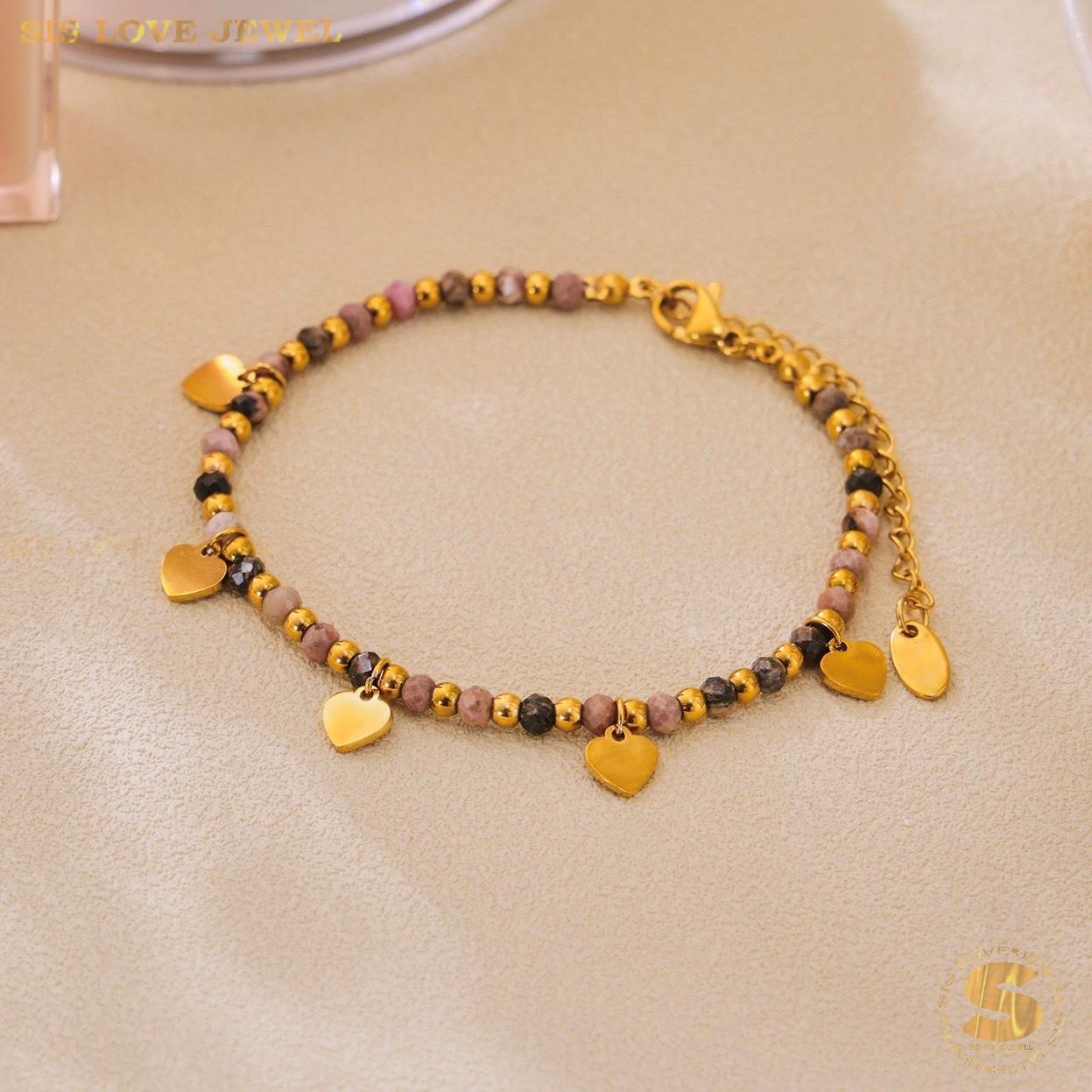 Natural Stone Beads Bracelet B231