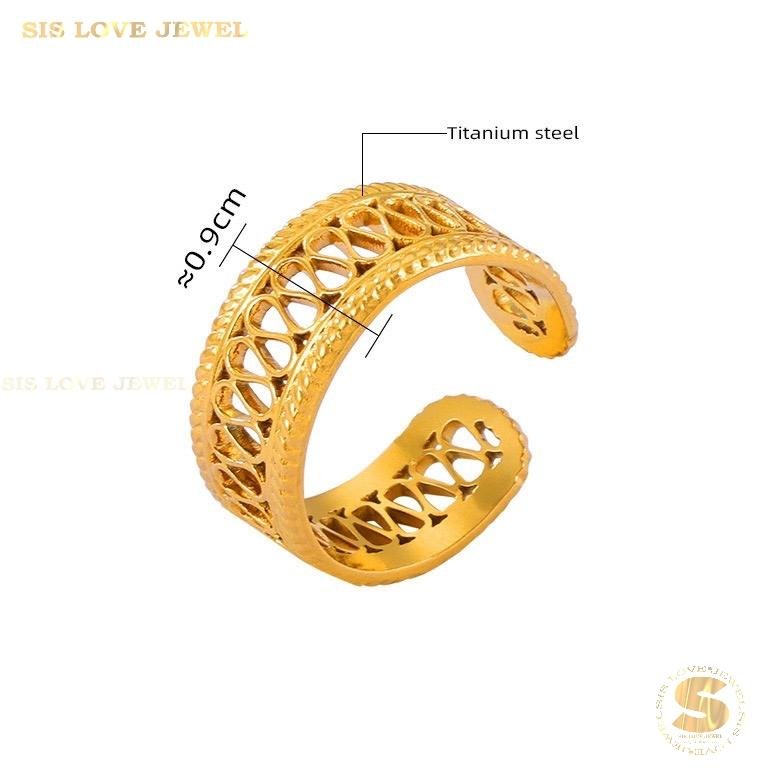 Ornate Whisper Adjustable Ring R085