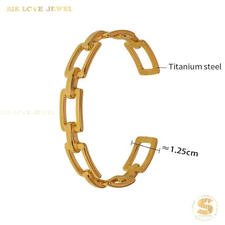 Paperclip Adjustable Bracelet H168