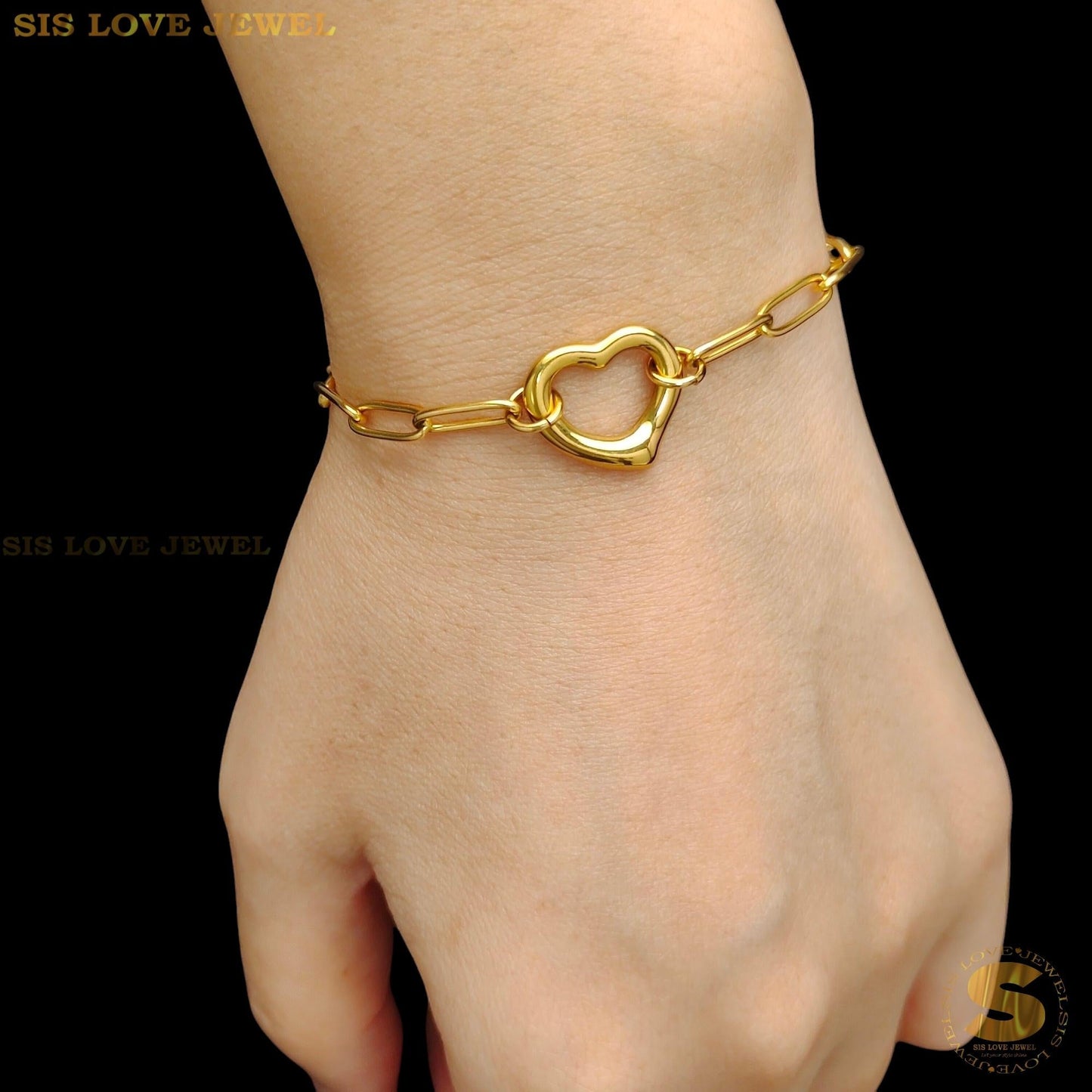 Paperclip Love Bracelet B194