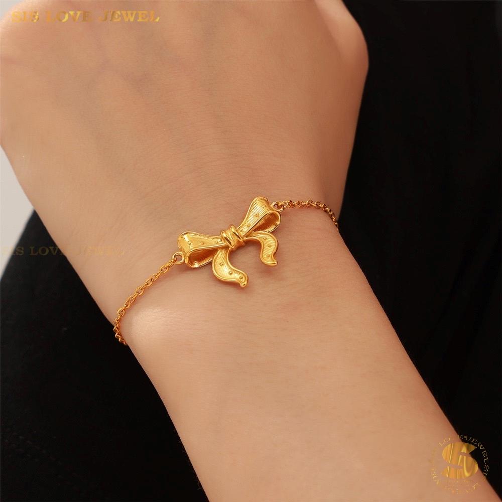 Ribbon Chain Bracelet B157