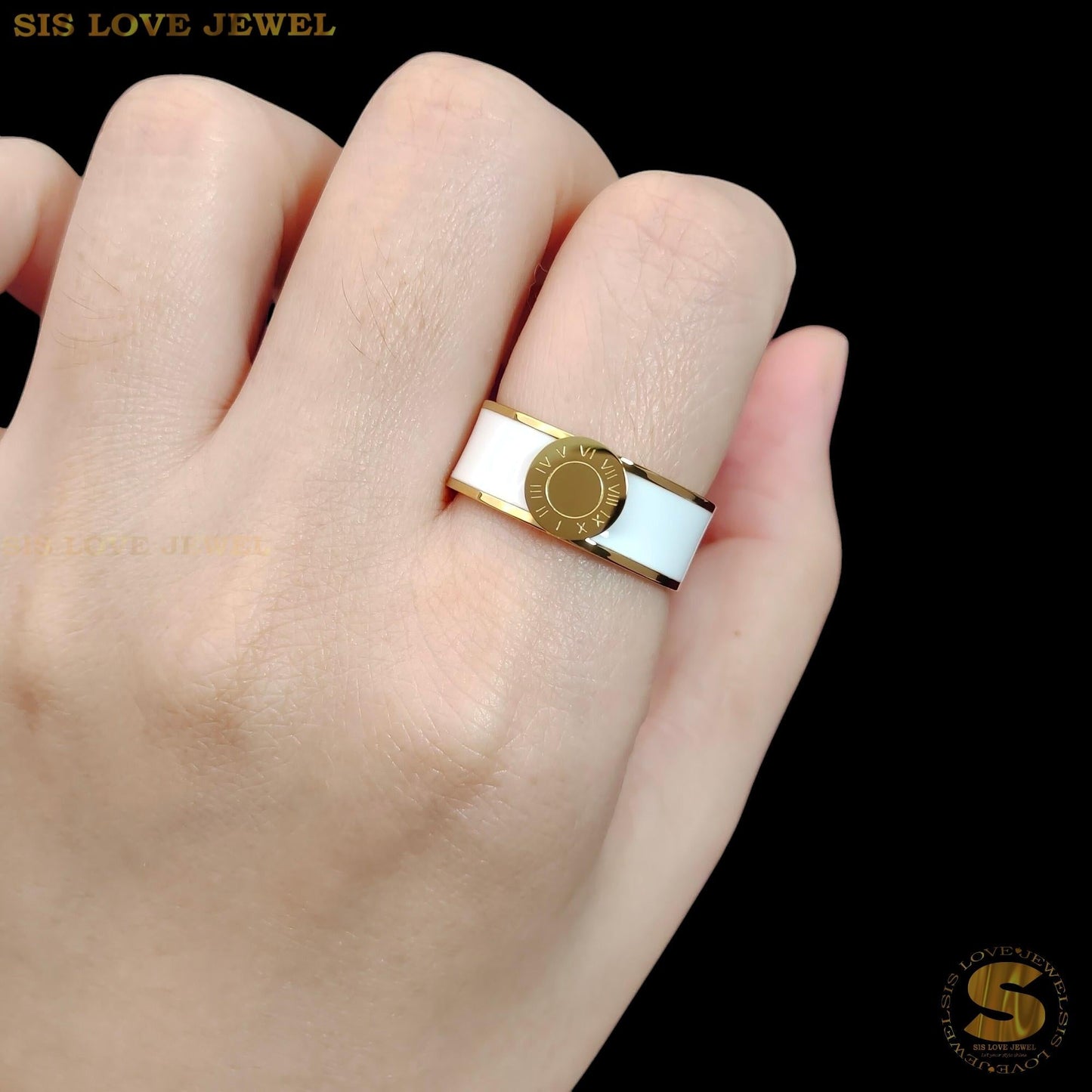 Roman Numerals Ring R121