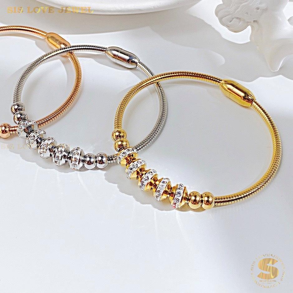 Round Bangle with Magnet Lock H057