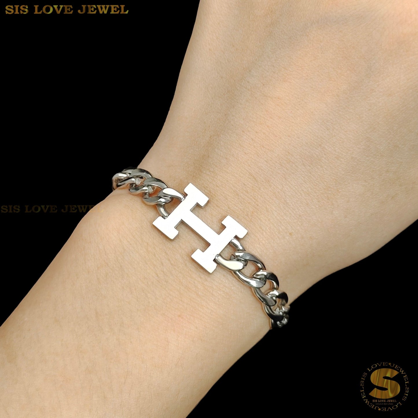 Silver Lipan Chain Bracelet B053 Silver