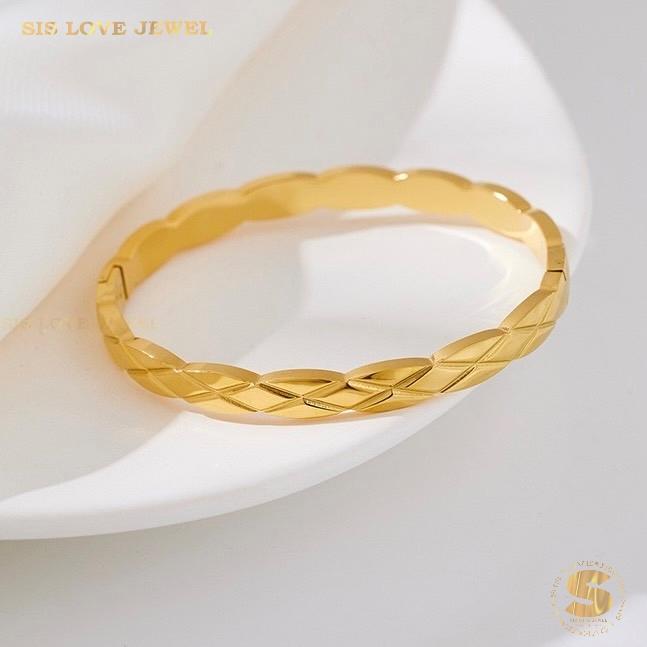 Simple Fashion Oval Bangle H046