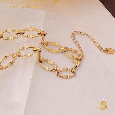 Simple Gold Chain Bracelet B061