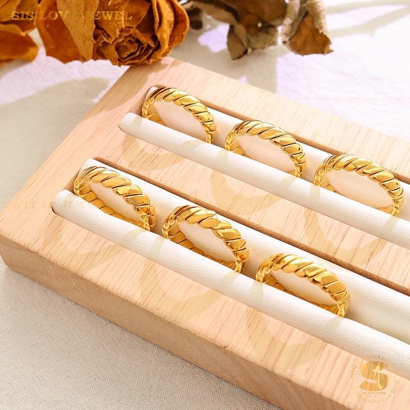 Simple Gold Plated Ring R020