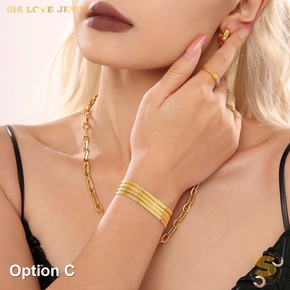 Snake Layer Chain Bracelet B199