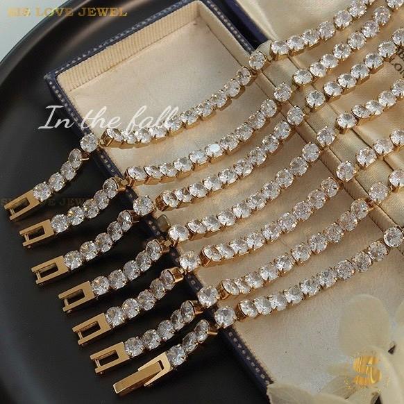 Tennis Bracelet B042 Gold