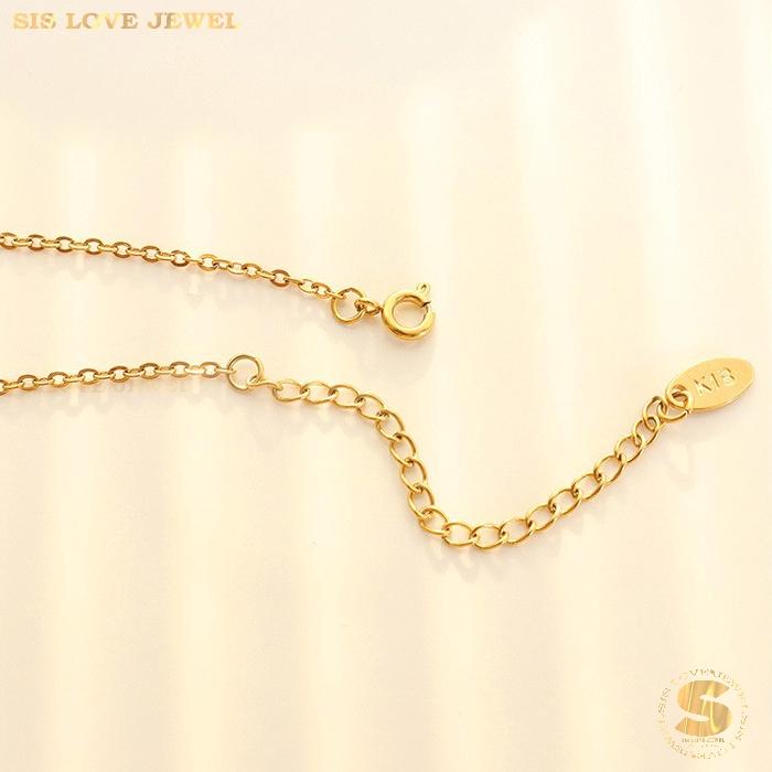 Triple Ball Charm Gold Plated Anklet A013