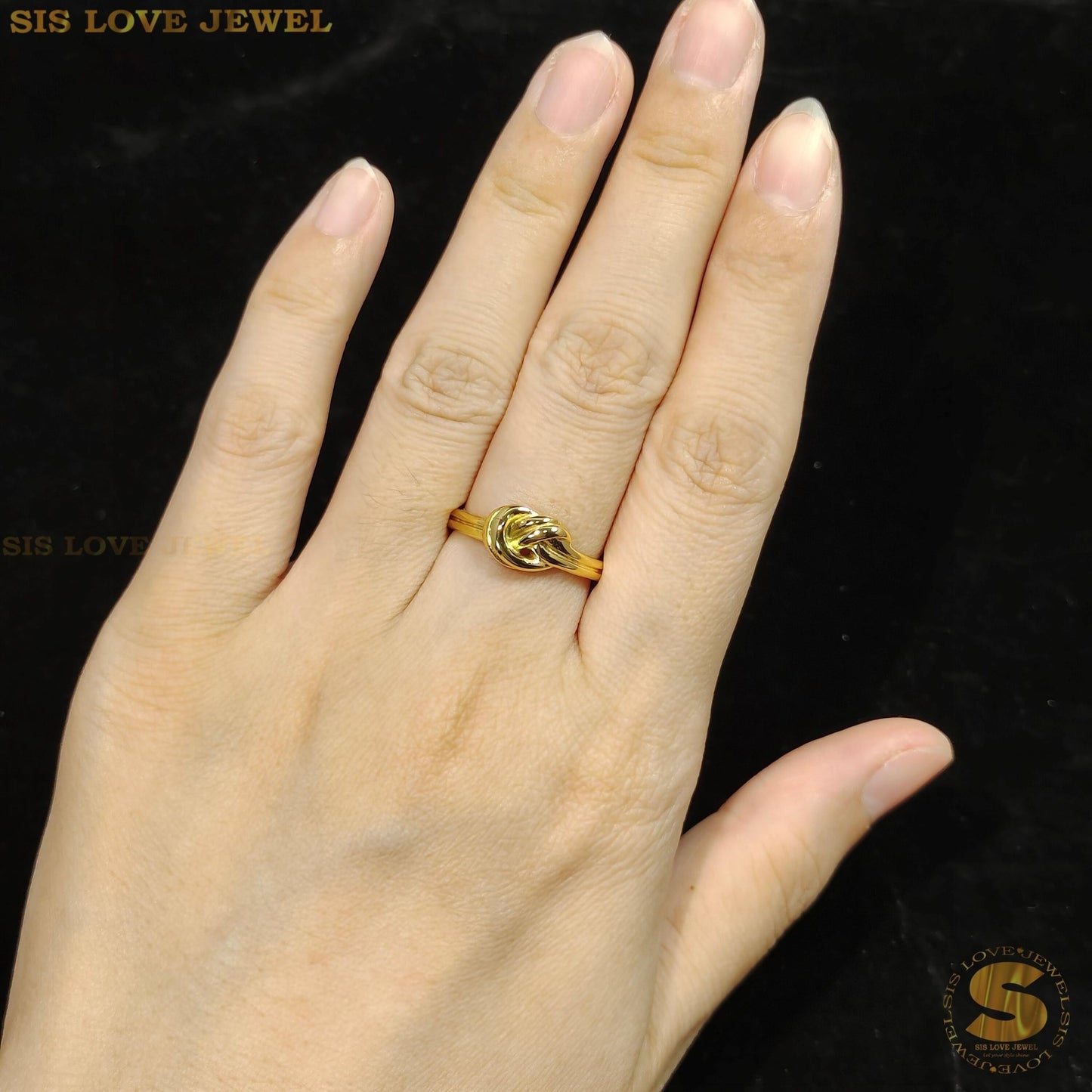 Twist of Love Knot Ring R062