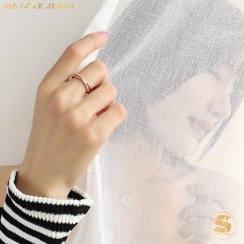 Zirconia Cross Allure Ring R015