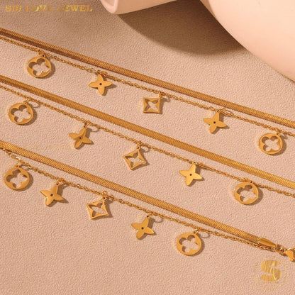 Double-Layer Snake Bracelet B224