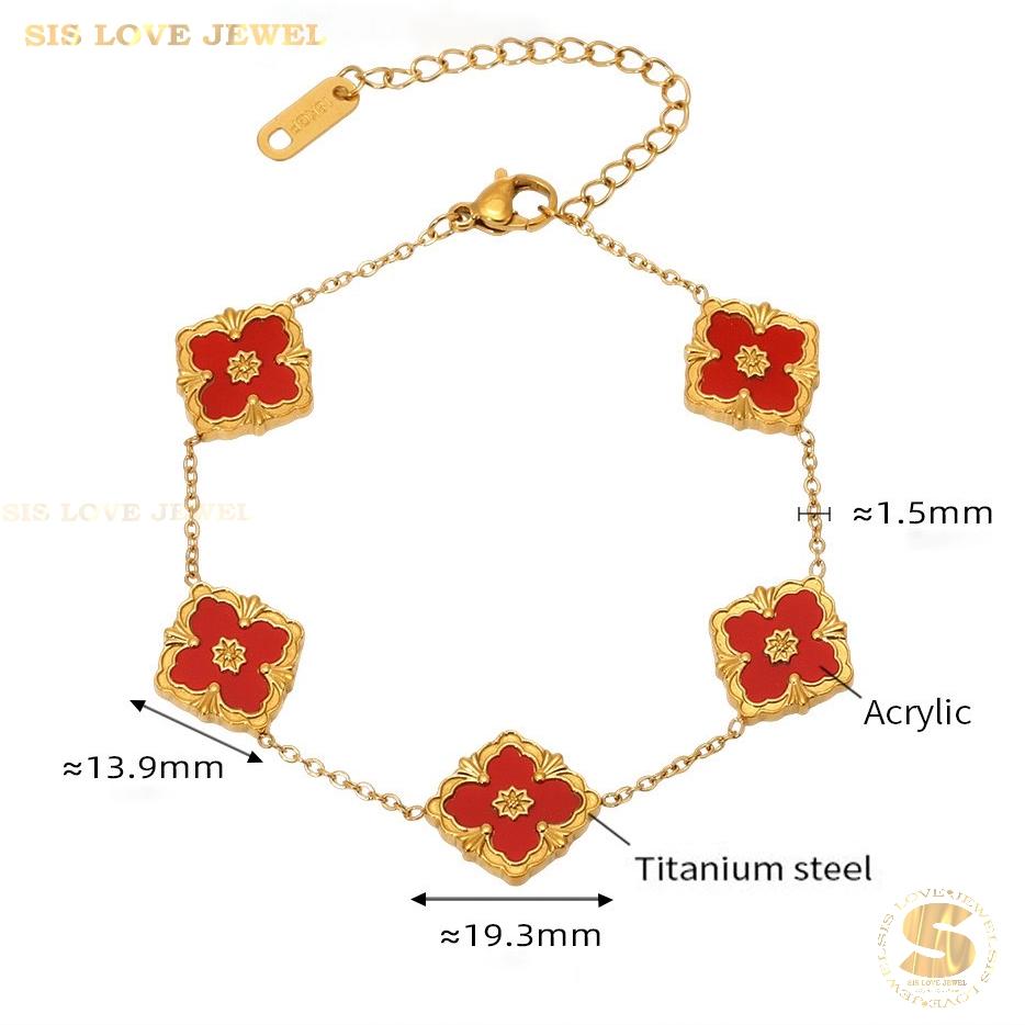 Clover Charm Bracelet B208
