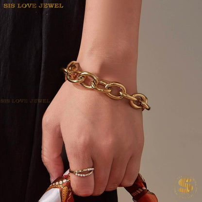 Sleek Cuban Chain Choker B253