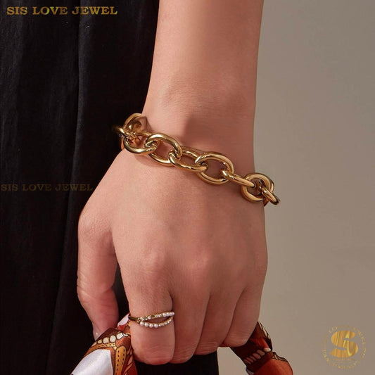 Sleek Cuban Chain Choker B253