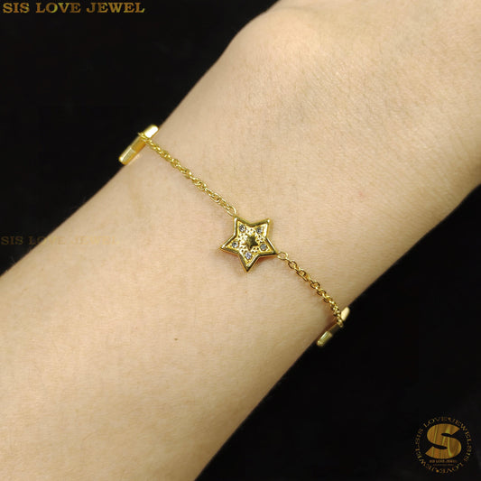 3 Star Bracelet B136